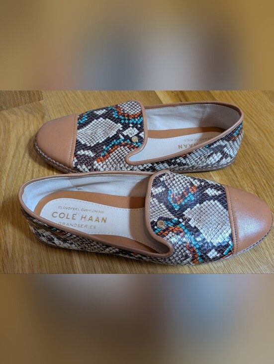 Cole Haan Shoes - Cole Haan Cloudfeel All-Day Loafers multicolor Berta Snake Print